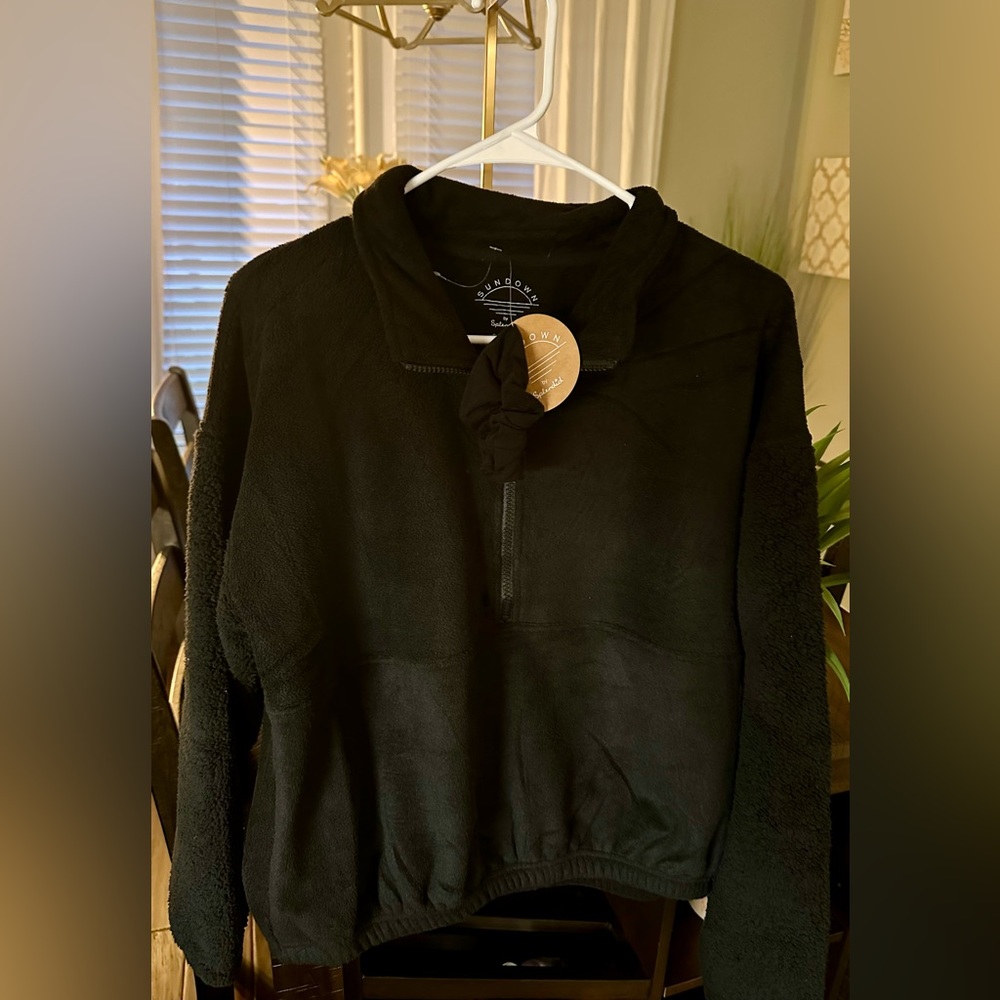 NWT Sundown by Splendid 1/4 Zip Fleece